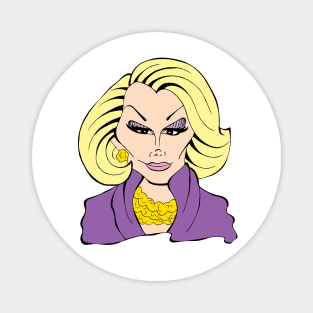 Comedian Joan Rivers fan art Magnet